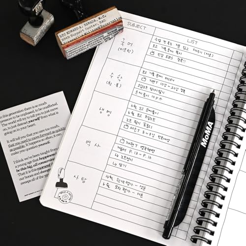 Monolike Little Doodle 4 Month Study Planner, Books - Academic Planner, Weekly & Monthly Planner, Study plan - color: Little Doodle - Books
