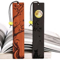 ZQZYMXQ 2Pcs Moon Cat Bookmark, 3D Fancy Bookmarks, Unique Black Cat Gifts - style: Moon Cat