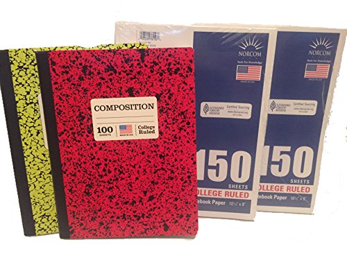 Secondary School Supply Pack - 25 Essential Items for College, High School or Middle School. Includes Pencils, Paper, Binders, Notebooks, Folders and More! 25 Piece Bundle