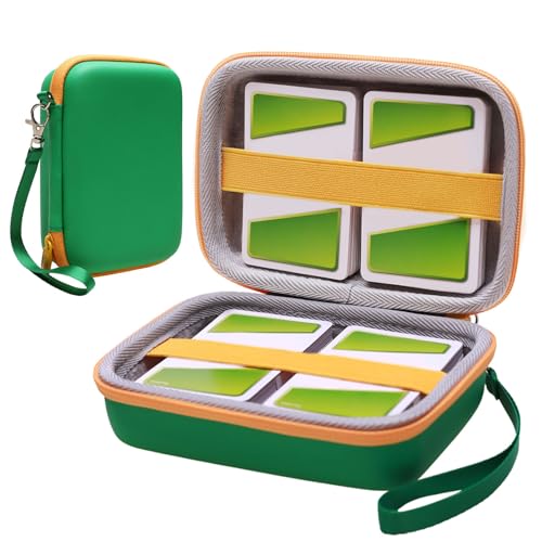 L LTGEM 300+ Card Game Case Compatible with dutch blitz/skipbo/SKYJO, Green - color: Green