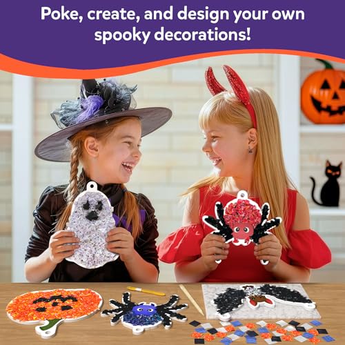 Skillmatics Poke-in Art – Halloween Decor, DIY Wood Craft Kit for Kids - style: Halloween Decor