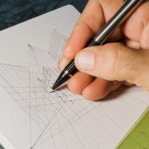 Notsu Dot Grid Desk Notepad, 2 Pack | Tear-Off Landscape Note Pad for Desk - size: 5.5" x 8.5", style: Dot Grid