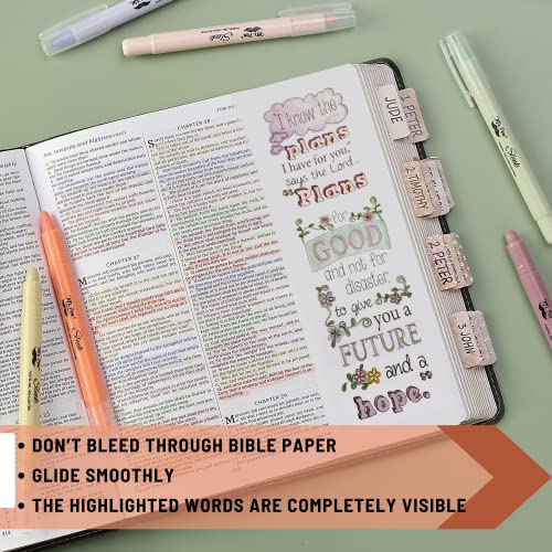 Mr. Pen- No Bleed Gel Highlighters, Pastel Colors, 8 Pack - color: Pastel Colors 3, size: 8 Pack
