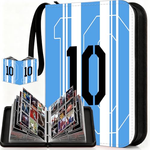 Soccer Card Binder, 900 Pockets, Protective Trading Card Album - color: Foottball, size: 900 Pockets