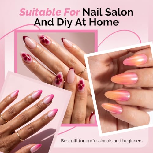 MelodySusie 6Pcs Ombre Nail Brushes - size: 6 PCS Ombre