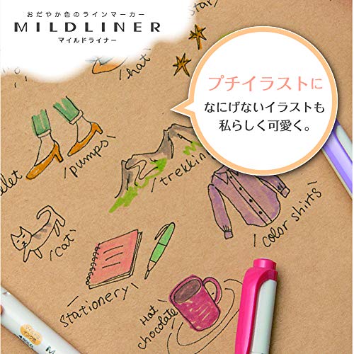 Zebra B-WKT7-MLV Highlighter, Mild Liner, Mild Vendor, 10 Pieces - color: lavander, size: 1 Count (Pack of 10)