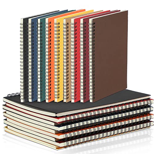 Yahenda 18 Pcs Spiral Notebooks, 1 Subject, Wide Ruled, Multi Color - color: Multi Color