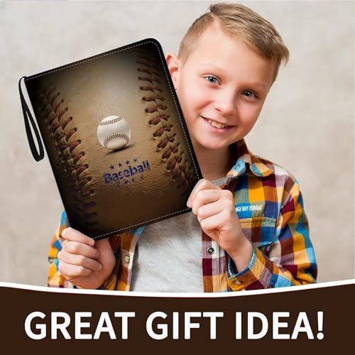 Baseball Card Binder, 400 Pockets, Protective Trading Card Album - color: Baseball, size: 400 Pockets