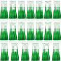 100 Pcs Green Mini Tassels 13cm/5 Inch with Loops for Bookmarks, Jewelry Making, DIY Projects - color: Green