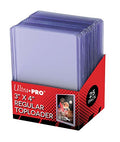 Ultra Pro 3" x 4" Clear Regular Toploader for Trading Cards – 25 Pack
