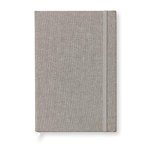 Portage Blank Hardcover Aesthetic Notebook Writing Journal – Bleed-Proof Paper Notepad for Journaling, High GSM, A5 Notebook, Cream Pages - Smoke, 6 x 8.5 Inches, 224 Pages - color: Smoke, size: Blank Pages