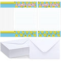 80 Pcs Camp Stationery Paper Envelopes,Yellow Smile Face Dripping - style: Yellow Smile Face Dripping