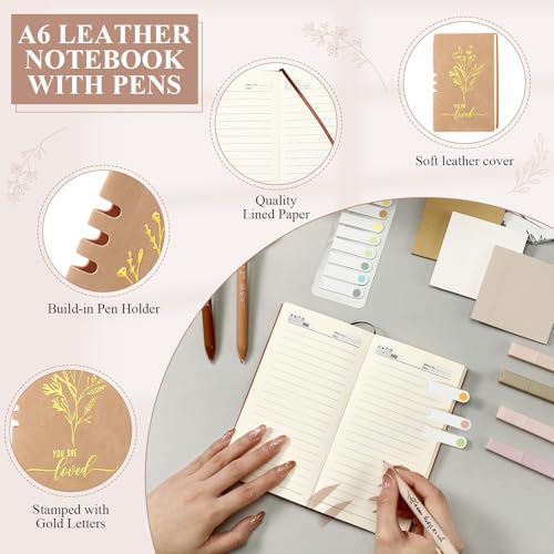 14 Pcs Inspirational Journal Kit for Women, White - color: as pictures shown