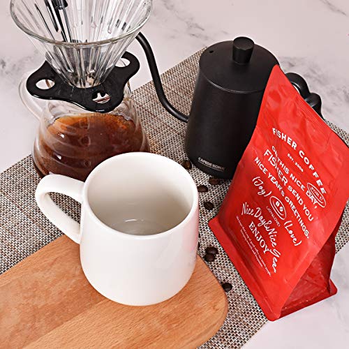 Bosmarlin Large Glossy Ceramic Coffee Mug, White Tea Cup for Office and Home, 18 oz, Suitable for Dishwasher and Microwave, 1 Pack (White) - color: White