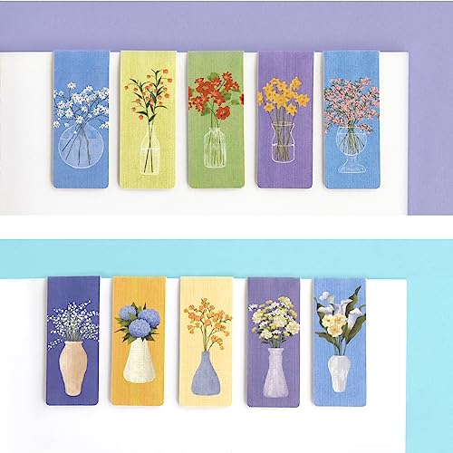 Magnetic Bookmarks Set - A (Olivia's Flowers ver.1 + ver.2) - color: Olivia's Flowers Ver.1 + Ver.2