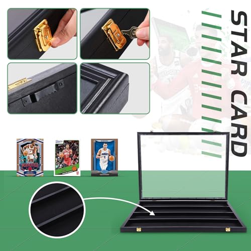Nice C Sport Card Display Case, Graded Card Display Frame(Horizontal 2Pack) - size: 2 Pack