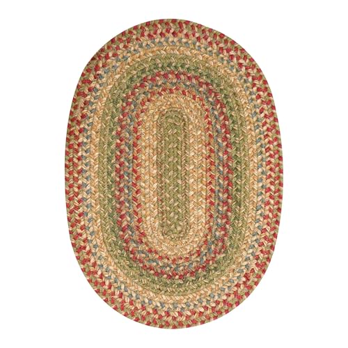 Homespice Azalea Jute Braided Placemats, Oval 13x19 Set of 4 - color: Azalea