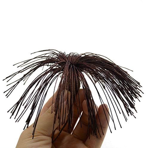 20pcs 6 Inch Silky Tassels with Chinese Knot for DIY Crafts(Dark Coffee) - color: Dark Chocolate