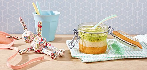 Le Parfait Super Terrine 125ml (4oz) Glass Canning Jar, Wire Bail Lid, 6 Pk - color: 125ml (Set/6)