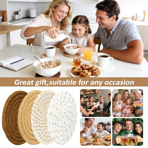 Coasters Set of 4, Boho 4-Color