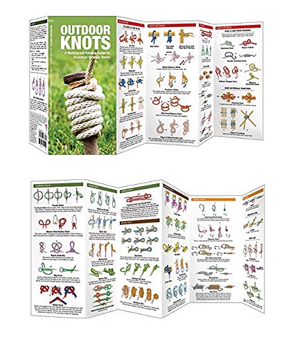 Knot Tying Kit Deluxe with 140 feet of Camo Rope in Variety of Sizes - PRO-Knot Cards Plus Outdoor Knots Guide
