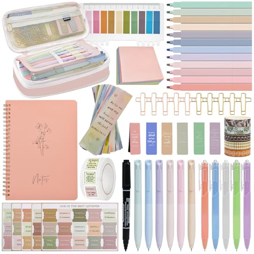 HRFGWDD 96-Piece Bible Study Supplies, Bible Journaling Kit for Women - color: 96pcs