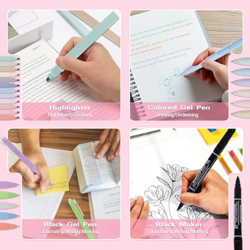 HRFGWDD 78-Piece Bible Study Supplies, Bible Journaling Kit for Women - color: 78pcs