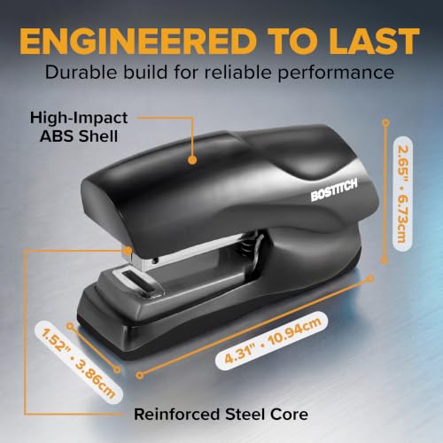 Bostitch Heavy Duty Stapler Value Pack, 40 Sheet Capacity, Black - color: Black