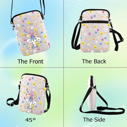 G2TUP Korean Group Members Crossbody Bag Music Lover Gift Korean Characters Shoulder Bag Music Album Merch