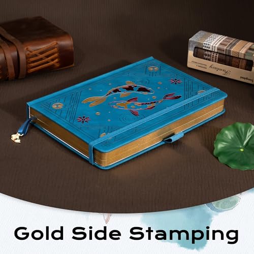 TIEFOSSI A5 Lined Journal Notebook 316 Pages for Women & Men - color: Deep Blue, size: A5-Lined