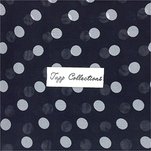 Tapp Collections™ Fashionable Soft Chiffon Scarf - color: Polka Dots / Red