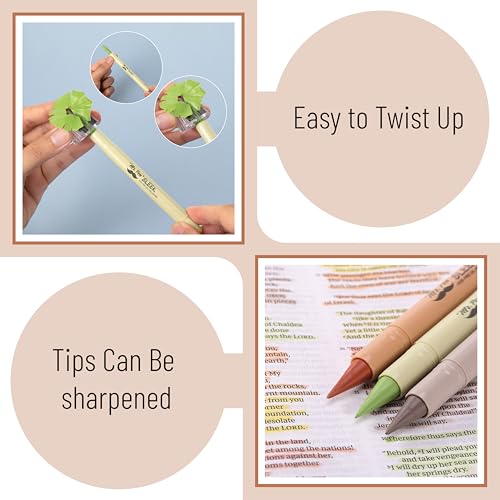 Mr. Pen- No Bleed Gel Highlighters, Assorted Colors, 8 Pack - color: Vintage Colors, size: 8 Pack