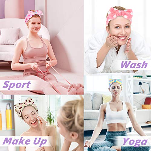 3 otters 12 Pack Spa Headband for Women, Makeup Headband for Washing Face - color: style3