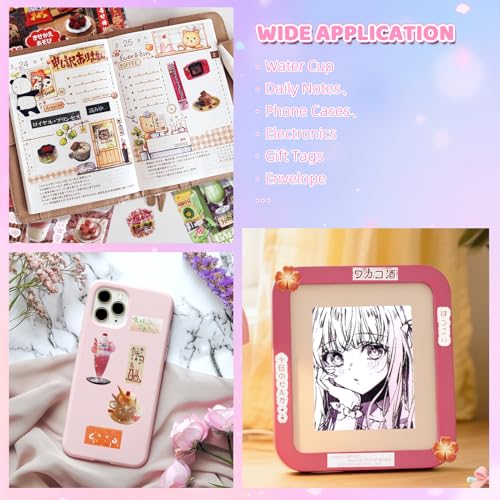 1300Pcs Japanese Sticker Book for Journaling Adult, Cute Scrapbook Stickers - style: Bf 45 Sheet Tale