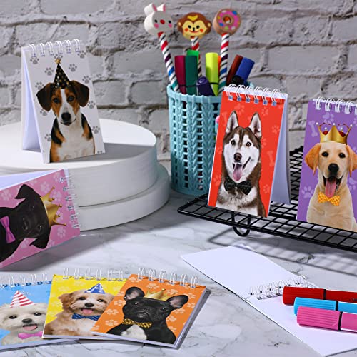 Gersoniel 24pcs Vet Tech Gift Mini Dog Notebook Party Favor for Kid, Vivid - style: Vivid Style