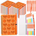 Resurhang 12 Set Basketball Notebook Pens Set Basketball Team Gifts - color: Orange, style: Basketball Bow