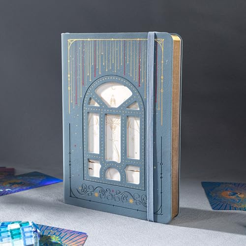 TIEFOSSI A5 Dotted Journal for Women & Men, 160 GSM Thick Paper - color: Light Blue, size: Dotted