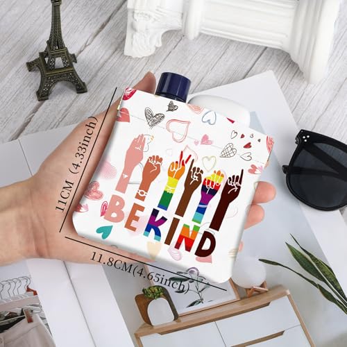 2Pcs PU Leather Small Squeeze Coin Purse Pouch Mini coin Bag Unique And Cute Wallet Cosmetic Bags Change Bag For Women Girls Men （Fingers and Rainbows - color: Fingers and Rainbows