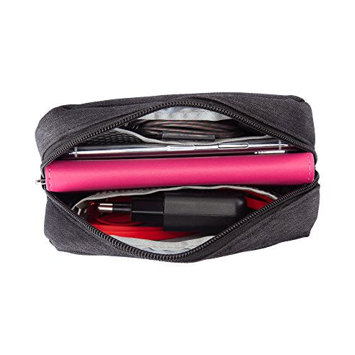 E-Tree Cute Small Pouch, Makeup Cosmetic Bag,Make up Bag for Purse,Toiletry Zipper Pouch,Tech Bag,Electronic Organizer Travel Case,Storage Pouches for Organization Black - color: Black, style: Travel Makeup Bag
