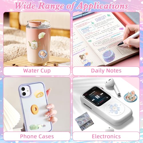 800Pcs Japanese Sticker Book for Journaling Adult, Cute Scrapbook Stickers - style: Dd 45 Sheet Memory