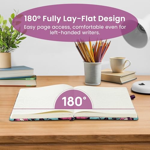 Taja Aesthetic Lined Journal for Women, Pretty Notebooks for Work & Study - color: C-Blossom Reverie
