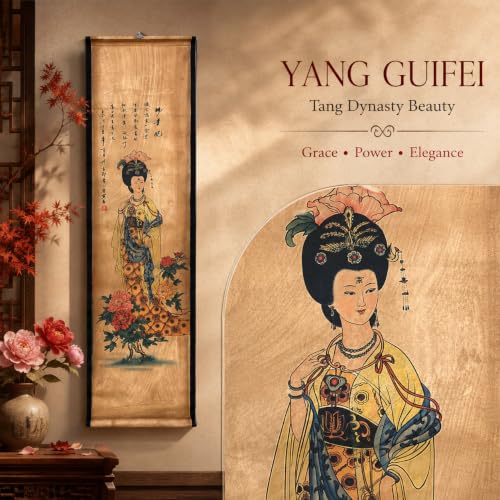 Wall Art Poster Prints Paintings Lady Replica Yang Guifei Tang Dynasty - color: A4
