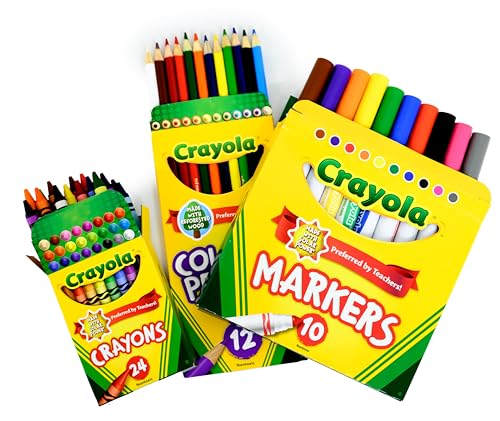 School Supply Boxes | K-5 Pallet (180 Boxes) | Back to School Essentials Kit for Students & Teachers | Includes Wide-Ruled Paper Products, Crayons, Markers, Colored Pencils, & More - color: K-5 Bundle, size: Pallet (180 Boxes)