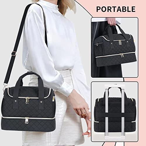 GR69N Nail Polish Organizer,Travel Nail Bag Organizer Case - color: Black01