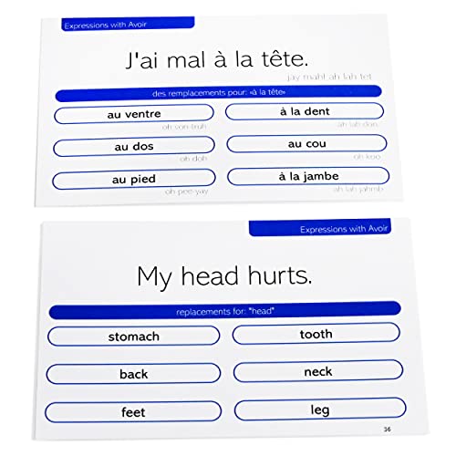 Pat's Flash Cards French Grammar, Pronunciations and Phrases Flash Cards (Basic Phrases) - style: Basic Phrases