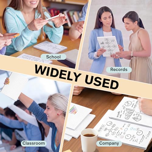 100 Sheet Graph Paper Pad, 8.3" x 11.5" Grid Notepad, 5 x 5 Grid, Graft Paper Notebook Memo Pads Double Sided Graph Ruled Scratch Pads Back to School Supply Pocket Notepad - size: 8.3" X 11.5"