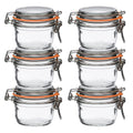 Le Parfait Super Terrine 125ml (4oz) Glass Canning Jar, Wire Bail Lid, 6 Pk - color: 125ml (Set/6)