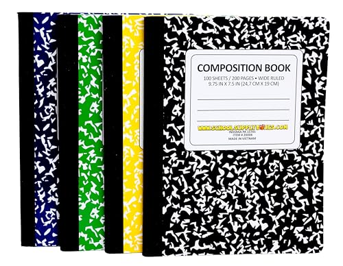 School Supply Boxes | Elementary Writing Bundle (1 Box) | Back to School Essentials Kit for Students & Teachers | Includes Wide-Ruled Filler Paper, Wide-Ruled Notebooks, 12 ct. Pens, & More - color: Elementary Writing Bundle, size: 1 Box