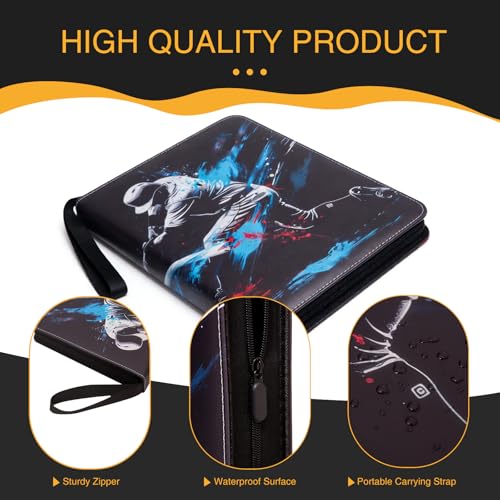 Card Binder, 9 Pocket 990 Card for Collectible Trading Card Albums - color: 990-Baseball-2