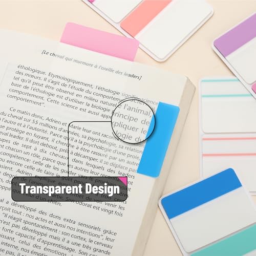 Mr. Pen- Sticky Index Tabs, 500 Pcs, 21 Sets, Colorful - color: Flamingo